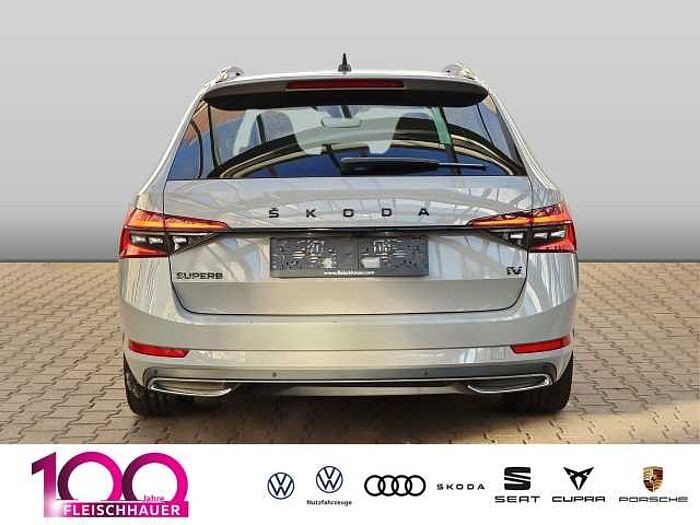 škoda superb combi - steel-grau